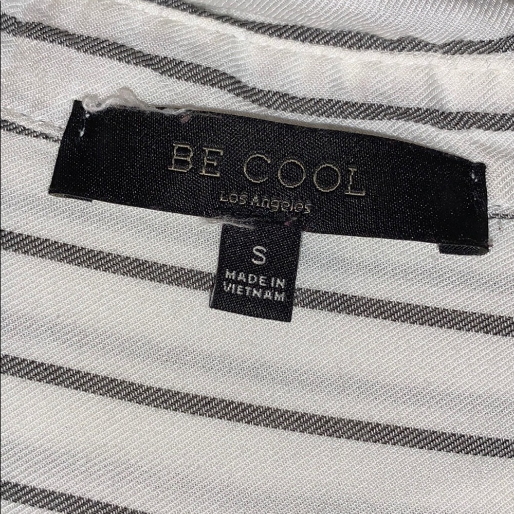 Striped Button up - Picture 2 of 2